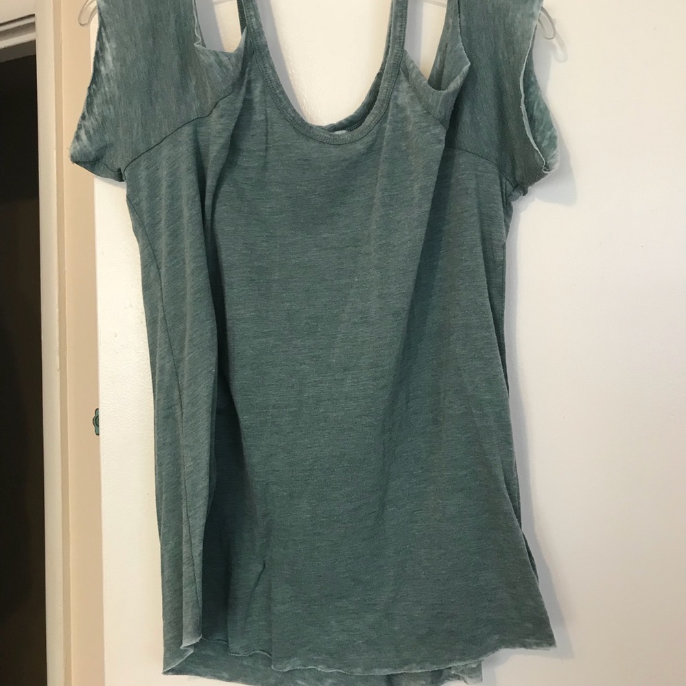 Express distressed shirt